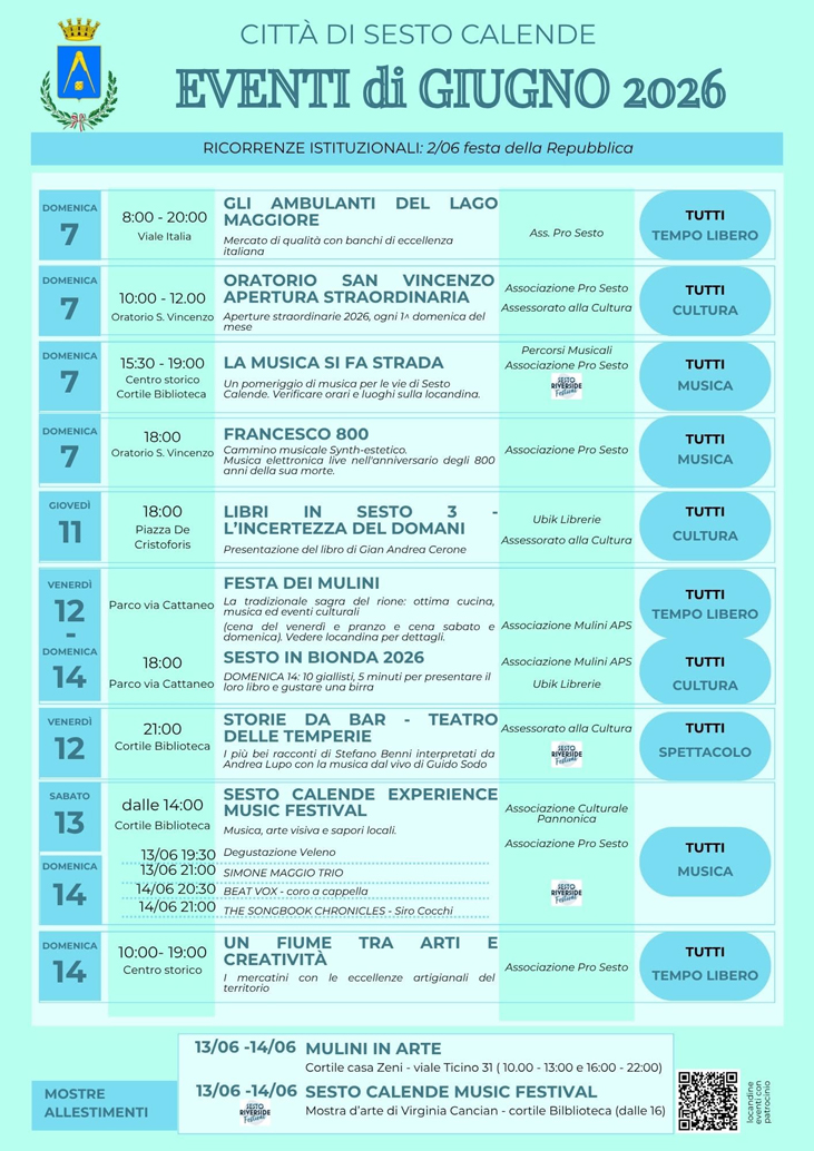 Calendario giugno 2026 b