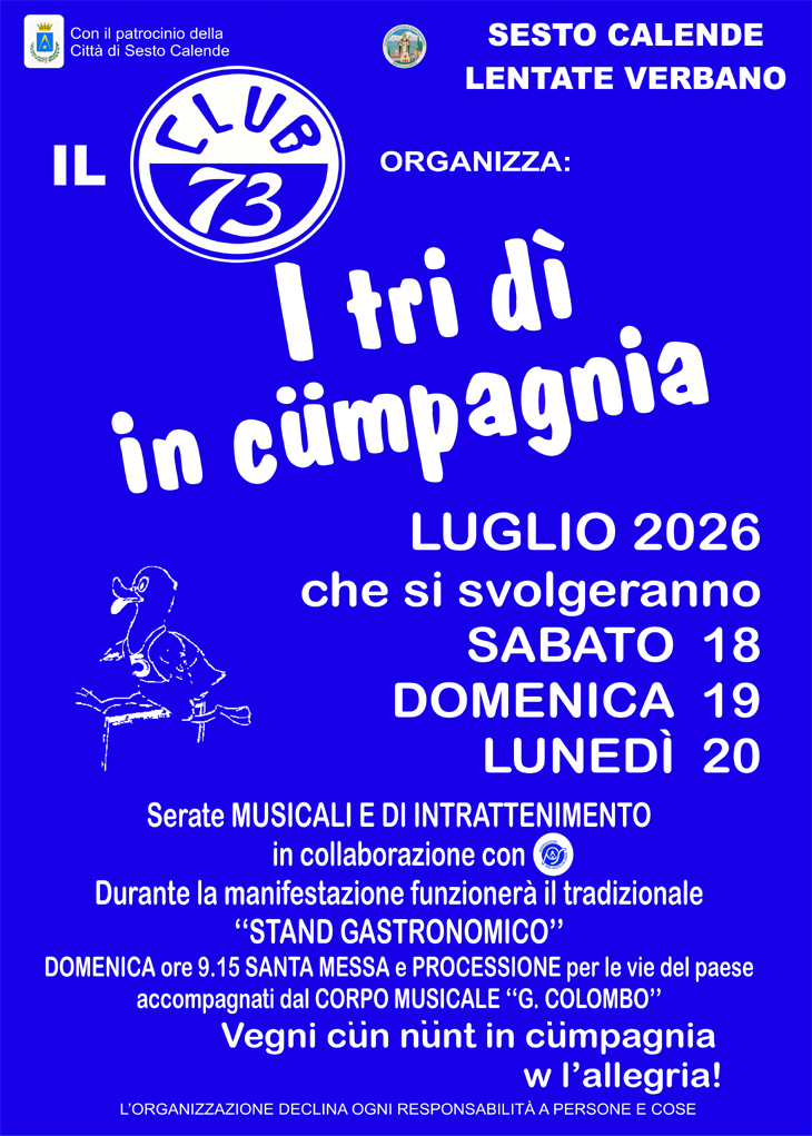 Tri di in cumpagnia 2026