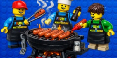 fiume di mattoncini mini