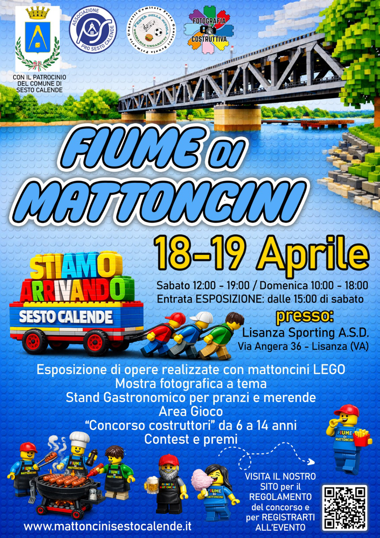 fiume di mattoncini