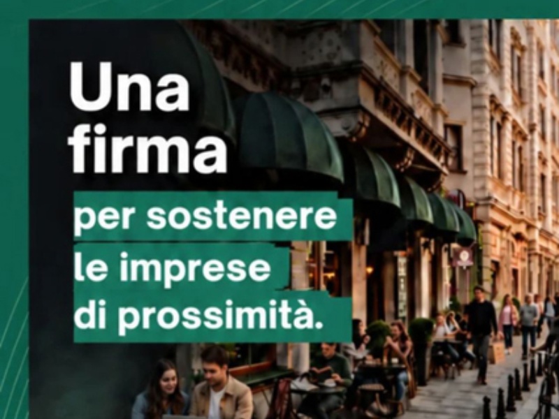 Incontro pubblico - Una firma per sostenere le imprese di prossimità