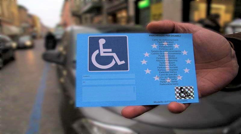 Contrassegno per persone con disabilità o invalide